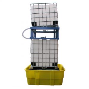 Side view of the berm for the Permatote System. Showing Only One Tote
